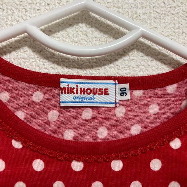 mikihouse(ミキハウス)の半袖　Tシャツ　女の子　キッズ キッズ/ベビー/マタニティのキッズ服女の子用(90cm~)(Tシャツ/カットソー)の商品写真