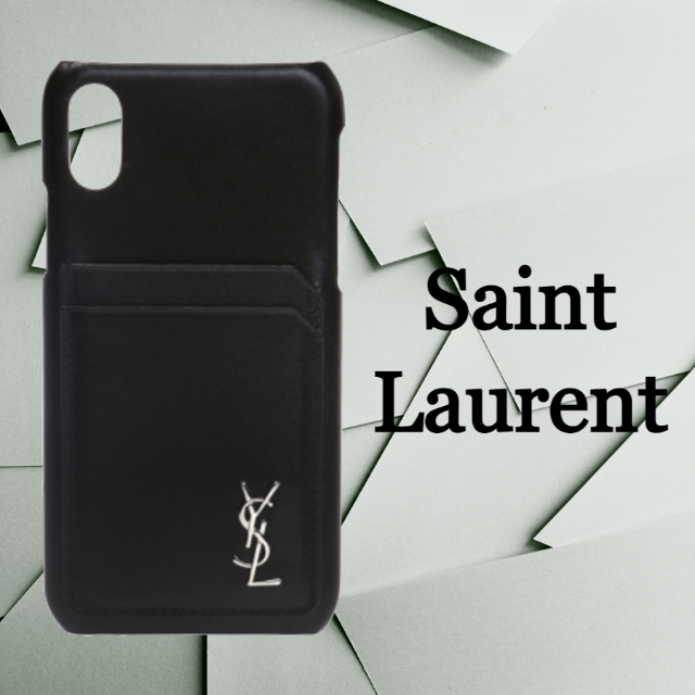 ★SALE☆【Saint Laurent】 ロゴ入りIPHONEケーススマホアクセサリー