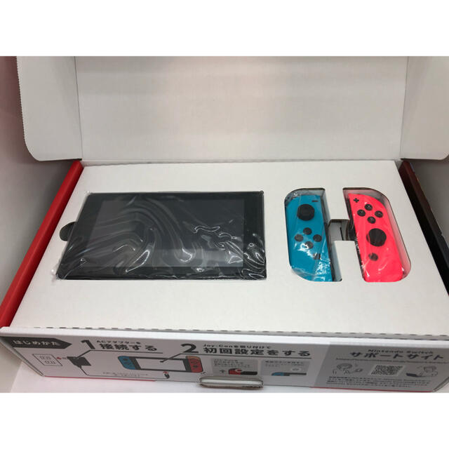 Nintendo Switch - Nintendo Switch JOY-CON(L) ネオンブルー/(R) ネオの通販 by とも's shop｜ニンテンドースイッチならラクマ NEW格安