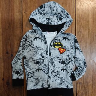 エイチアンドエム(H&M)のDC ﾊﾞｯﾄﾏﾝ ｽｰﾊﾟｰﾏﾝ パーカー ｼﾞｬﾝﾊﾟｰ 100 110(ジャケット/上着)