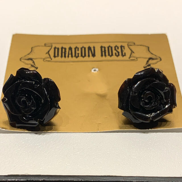 H.P.FRANCE(アッシュペーフランス)のDragon Rose ドラゴンローズ　薔薇　ピアス　K18YG レディースのアクセサリー(ピアス)の商品写真