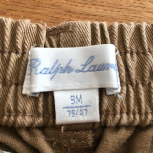 Ralph Lauren(ラルフローレン)のラルフローレン　9M ベルト付きパンツ キッズ/ベビー/マタニティのベビー服(~85cm)(パンツ)の商品写真