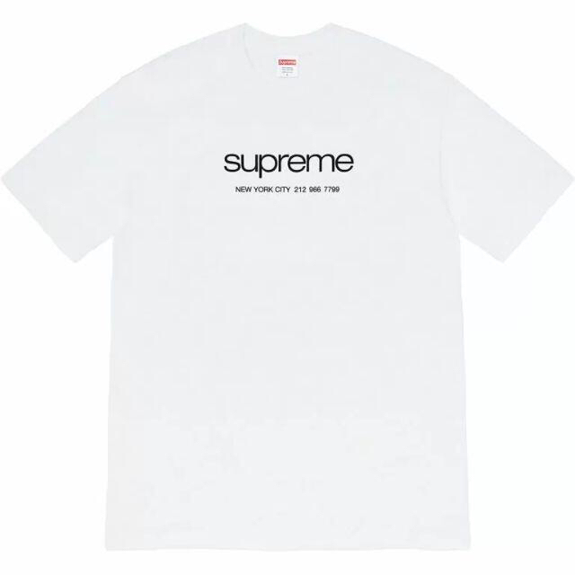 新品 Sサイズ Supreme Shop Tee White 20SS ホワイト