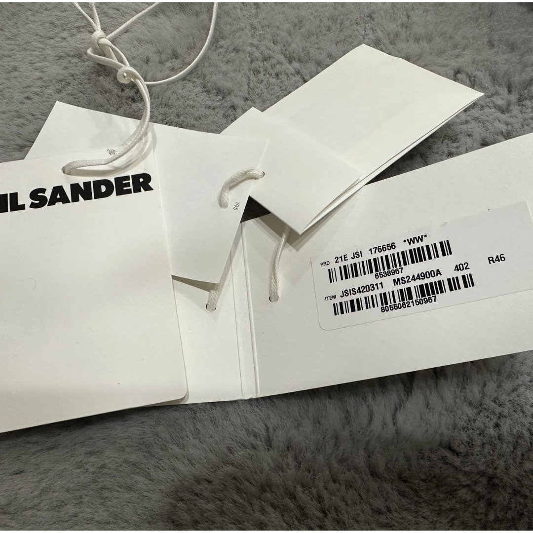 Jil Sander(ジルサンダー)のJIR SANDER IT46サイズバックロゴ　コットンジャケット メンズのジャケット/アウター(ナイロンジャケット)の商品写真