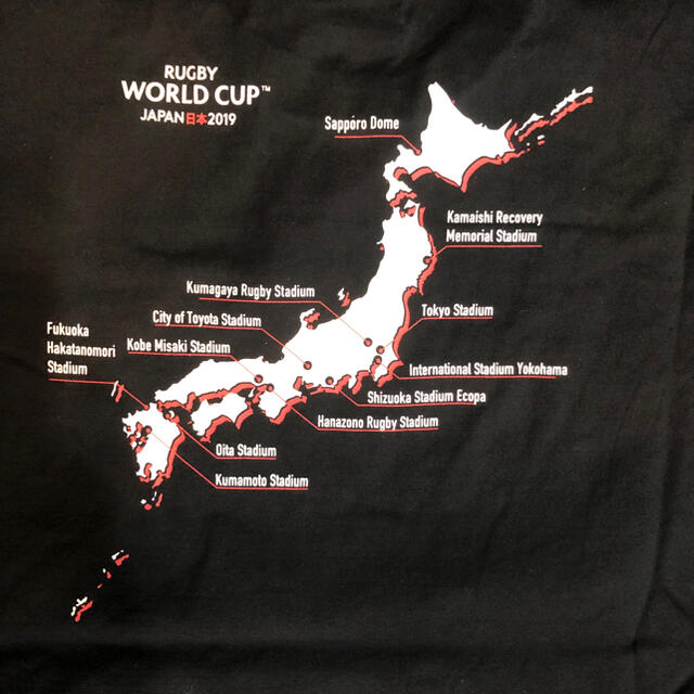 CANTERBURY(カンタベリー)の2019ラグビーワールドカップ　記念Tシャツ　L スポーツ/アウトドアのスポーツ/アウトドア その他(ラグビー)の商品写真