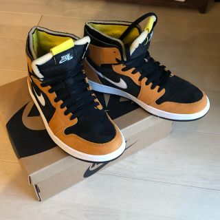 ナイキ(NIKE)のAIR JORDAN 1 HIGH ZOOM モナークオレンジ(スニーカー)