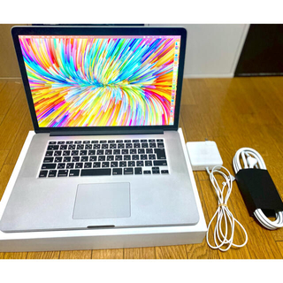 マック(Mac (Apple))の【美品】MacBook Pro Retina,15-inch(ノートPC)