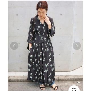 イエナ(IENA)のIENA THE IRON FLORAL-PRINT MAXI ワンピース(ロングワンピース/マキシワンピース)