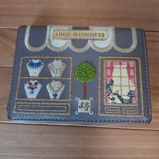 貴重 サイン入り ルルギネス LULU GUINNESS カードケース