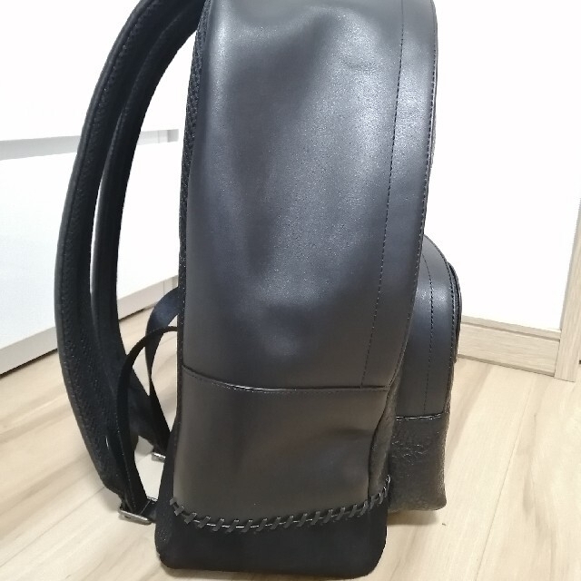 【美品】COACH リュックサック バックパック 革 ブラック