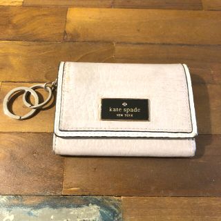 ケイトスペードニューヨーク(kate spade new york)の【最終処分価格】kate spadeミニ財布カードケース パスケース キーリング(財布)