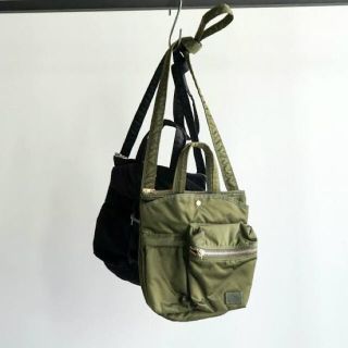 サカイ(sacai)のsacai × porter pocket bag large カーキ(ショルダーバッグ)