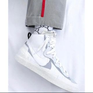 ナイキ(NIKE)の試着なし SACAI × NIKE BLAZER MID サカイ ナイキ(スニーカー)