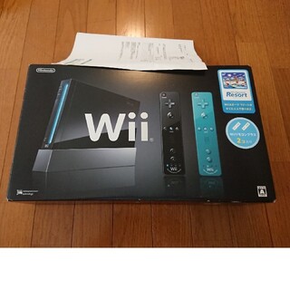 ウィー(Wii)の【希少】新品未使用品　ニンテンドーWii Wiiスポーツリゾートセット(家庭用ゲーム機本体)