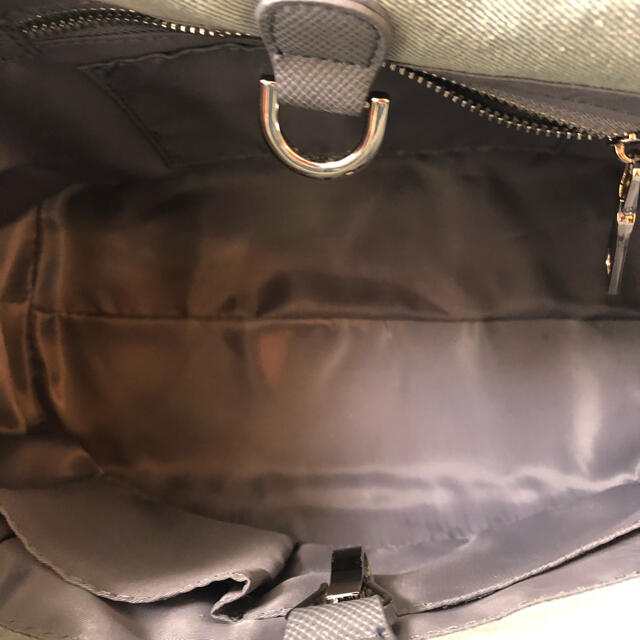 デニム　ビジューバッグ レディースのバッグ(ハンドバッグ)の商品写真