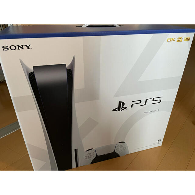 PlayStation(プレイステーション)のSONY PlayStation 5 新品未使用　ps5 エンタメ/ホビーのゲームソフト/ゲーム機本体(家庭用ゲーム機本体)の商品写真