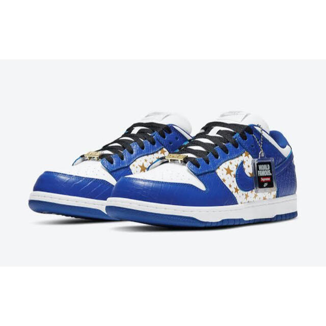 Supreme(シュプリーム)のSupreme × Nike SB Dunk Low OG QS Blue メンズの靴/シューズ(スニーカー)の商品写真