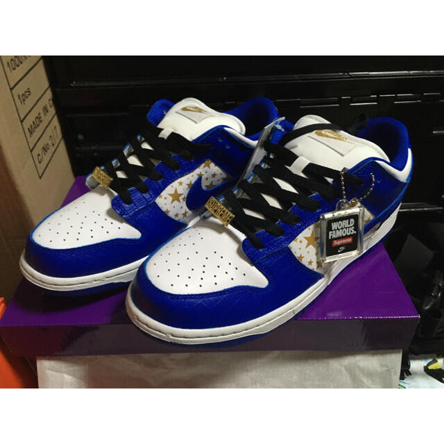 Supreme(シュプリーム)のSupreme × Nike SB Dunk Low OG QS Blue メンズの靴/シューズ(スニーカー)の商品写真