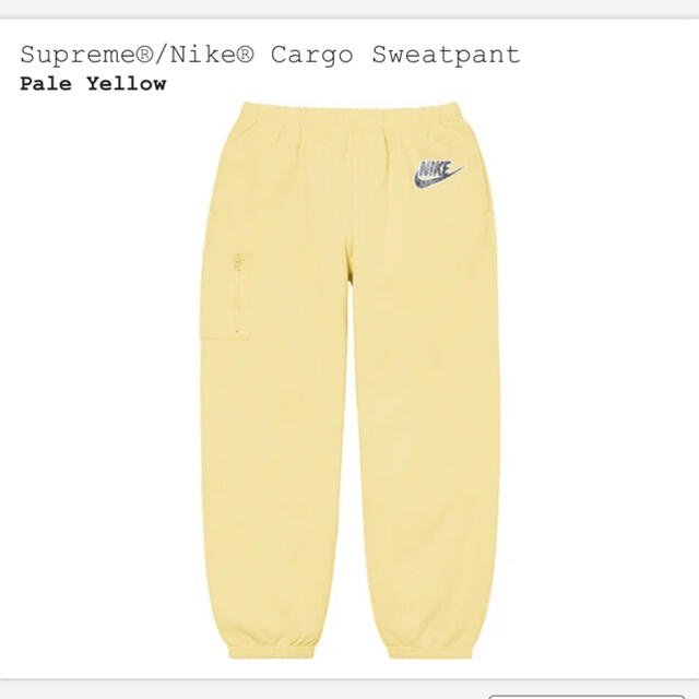 Supreme(シュプリーム)のSupreme / Nike Cargo Sweatpant 黄　S メンズのパンツ(その他)の商品写真