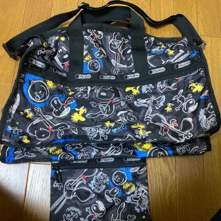 レスポートサック(LeSportsac)のトトロ様専用LeSportsacスヌーピー　ラージウィークエンダー(ボストンバッグ)