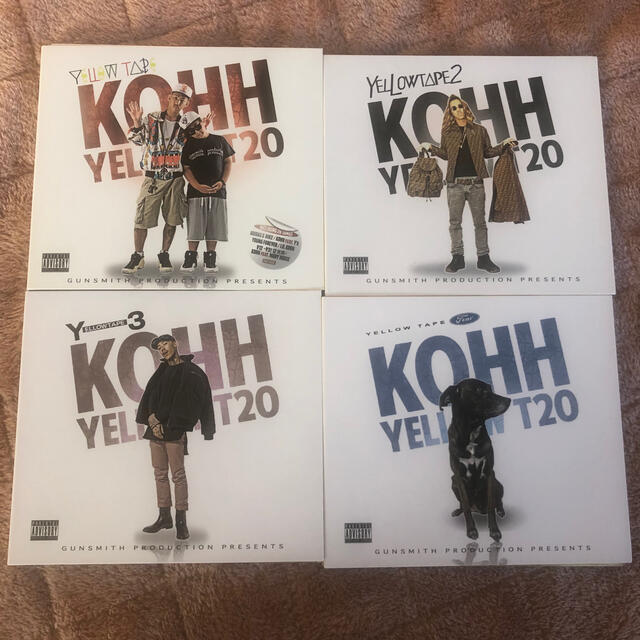 超希少⭐️KOHH YELLOW TAPE 1～4