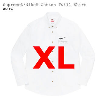 シュプリーム(Supreme)のSupreme NIKE Cotton Twill shirt XL(シャツ)