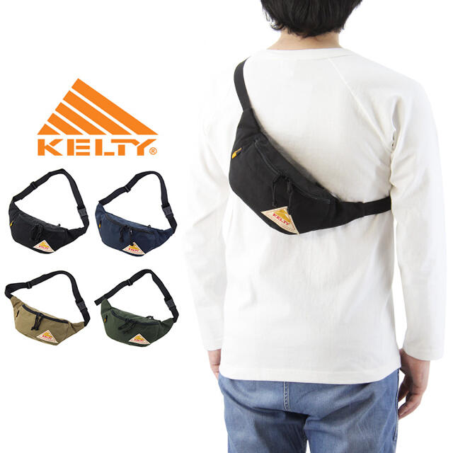 KELTY(ケルティ)の新品 KELTY ボディバッグ ウエストポーチ ミニ ミニファニー 黒 メンズのバッグ(ウエストポーチ)の商品写真