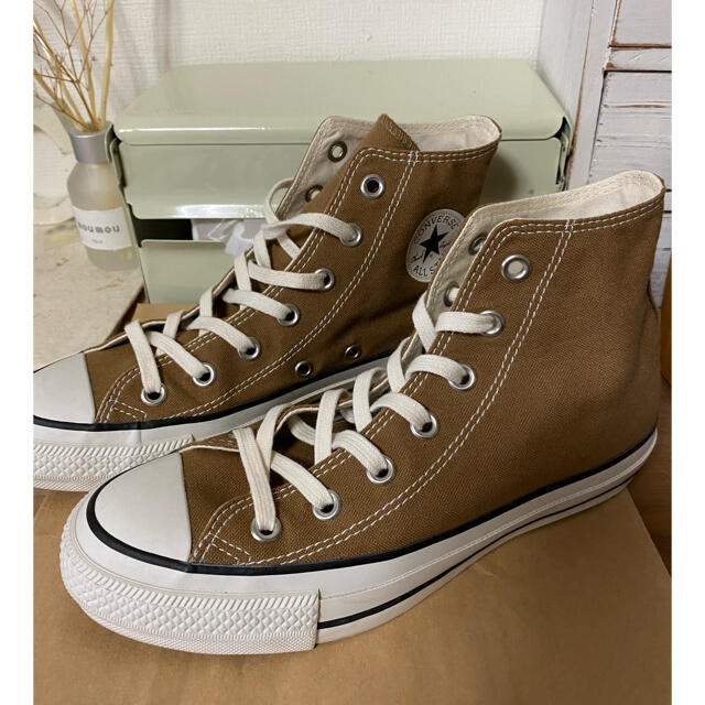 CONVERSE(コンバース)の＊希少＊23cm☆コンバースオールスターハイカット ドリップコーヒーモカブラウン レディースの靴/シューズ(スニーカー)の商品写真