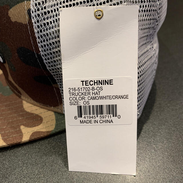 TECHNINE(テックナイン)の新品！！テックナイン　キャップ メンズの帽子(キャップ)の商品写真