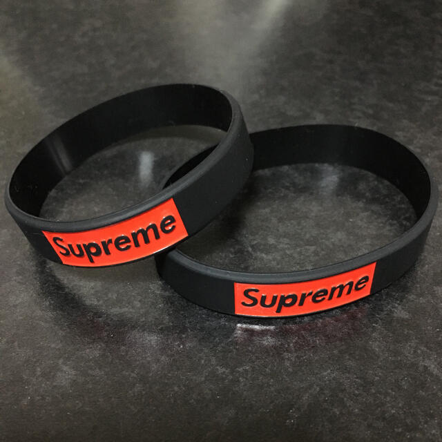 Black Wristbands supreme 黒 バラ売り