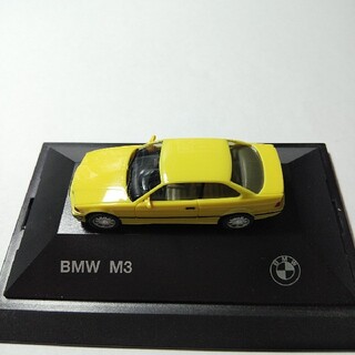 ビーエムダブリュー(BMW)の1/87 BMW M3  COLOR　yellow(ミニカー)