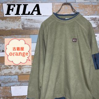 フィラ(FILA)の【90s】【希少】FILA フィラ　フリース　スウェット　ラグラン　長袖(スウェット)