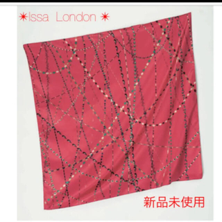 イッサロンドン(Issa London)の新品非売品✴︎Issa London✴︎イッサロンドン スカーフ ゜　.゜・*.(バンダナ/スカーフ)