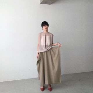 ステュディオス(STUDIOUS)のCLANE COLOR LINE SHEER NO SLEEVE (カットソー(半袖/袖なし))