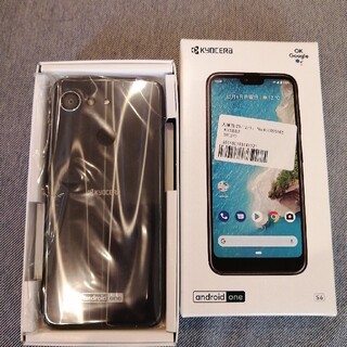 Android One　s6 ブラック(スマートフォン本体)
