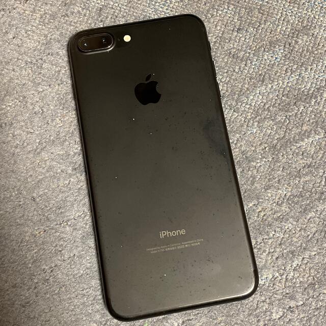 iPhone(アイフォーン)のiPhone7plus Jet Black 128GB SIMフリー スマホ/家電/カメラのスマートフォン/携帯電話(スマートフォン本体)の商品写真