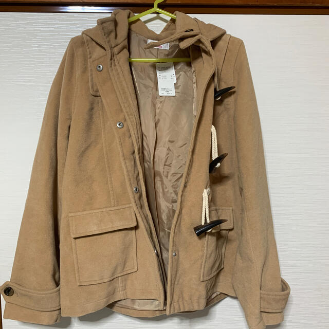 RyuRyu(リュリュ)のショートダッフル　キャメル レディースのジャケット/アウター(ダッフルコート)の商品写真