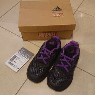 アディダス(adidas)のadidas MARVEL BLACK PANCER EL Ⅰ   15.0cm(スニーカー)