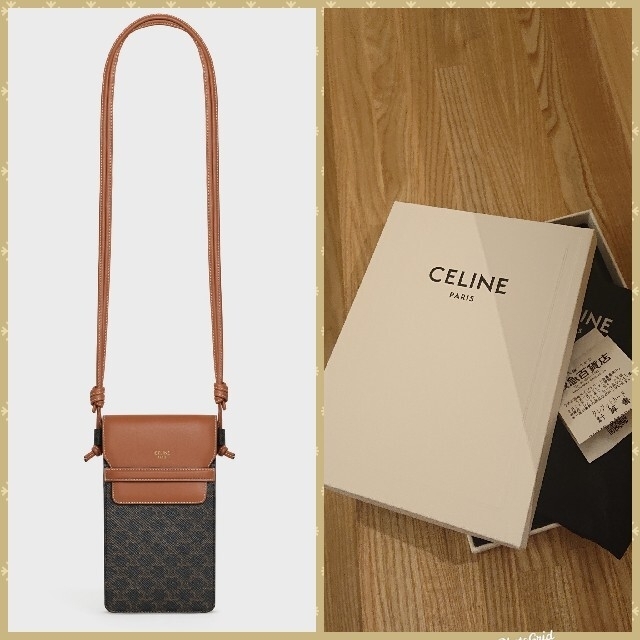 celine(セリーヌ)のCELINE スマホ ショルダー ポーチ レディースのバッグ(ショルダーバッグ)の商品写真