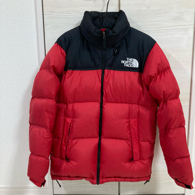 ダウンジャケットthe north face Nuptse Jacket RED L