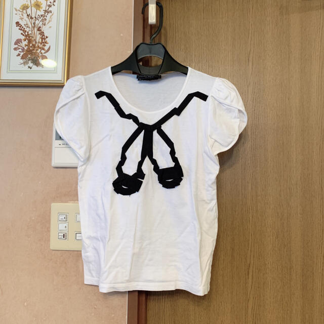 Salvatore Ferragamo(サルヴァトーレフェラガモ)のフェラガモ パフスリーブ Tシャツ レディースのトップス(Tシャツ(半袖/袖なし))の商品写真
