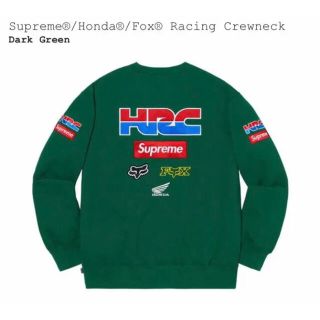 シュプリーム(Supreme)のSupreme Honda Fox Racing Crewneck M(スウェット)