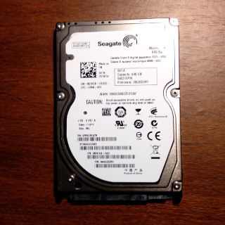 【M様】Seagate HDD 640gb 厚さ9mm(PCパーツ)