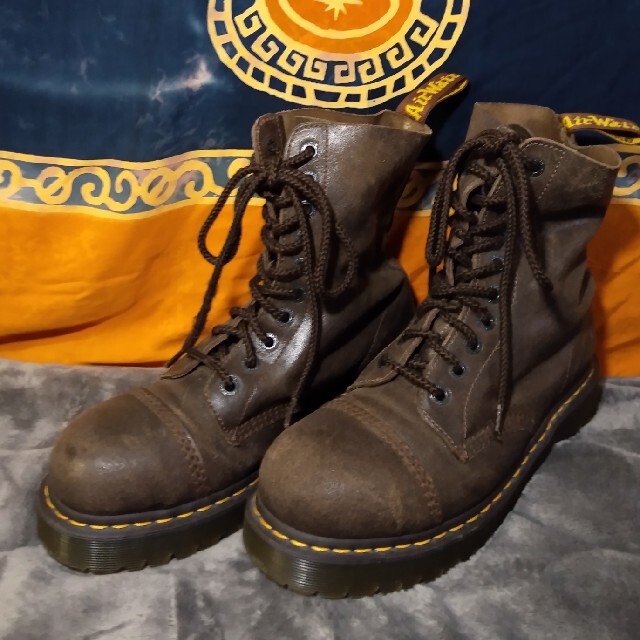 ☆美品☆Dr.Martens ドクターマーチン 厚底スチールトゥ UK8☆ 高評価