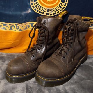 ドクターマーチン(Dr.Martens)の★美品★Dr.Martens ドクターマーチン 厚底スチールトゥ UK8★(ブーツ)