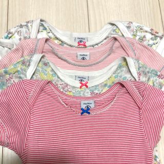 プチバトー(PETIT BATEAU)の♡⃛プチバトー  半袖ロンパース ♡⃛(肌着/下着)