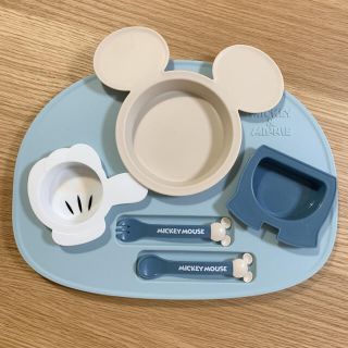 ディズニー(Disney)のミッキーミニー　離乳食食器セット(離乳食器セット)