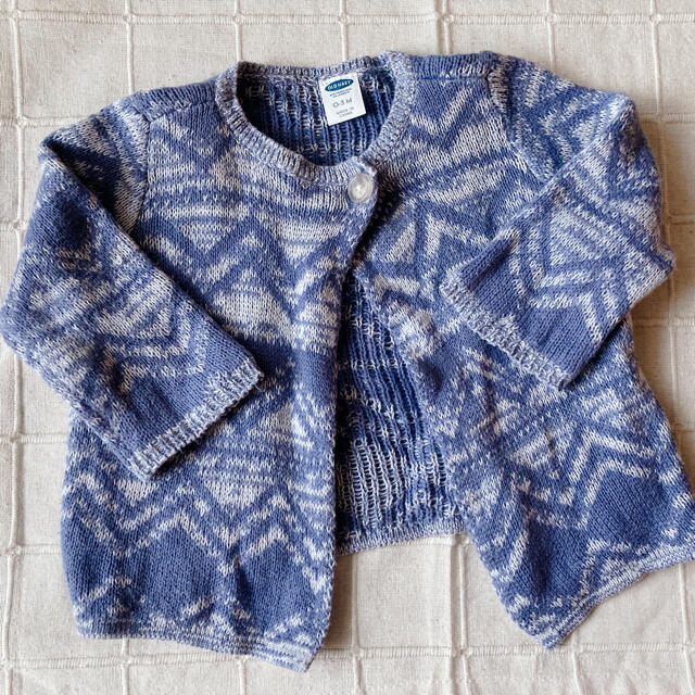 Old Navy(オールドネイビー)のベビーニットボレロ0-3M キッズ/ベビー/マタニティのベビー服(~85cm)(カーディガン/ボレロ)の商品写真