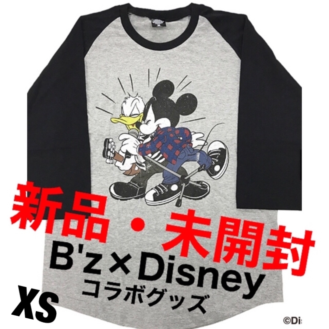 B’z ディズニー ラグランＴシャツ 七分袖 新品 レア B'z ミッキー 秋冬