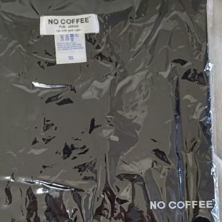 フラグメント(FRAGMENT)の【新品未使用】NO COFFEE 刺繍ワンポイントT シャツ黒XLサイズ(Tシャツ/カットソー(半袖/袖なし))